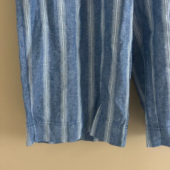 Old Navy Striped Linen Blend Wide Leg Pants Sz XL - Picture 6 of 9